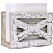 Rosalind Wheeler Freestanding Napkin Holder Wood in White | 5.25 H x 7.5 W x 4 D in | Wayfair 8ED0858BEDAC45B5B6FE1F4D7D811EBE