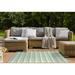 Green 84 x 60 x 0.08 in Area Rug - East Urban Home SIMPLE GINGHAM & PLAID Outdoor Rug By Becky Bailey Polyester | 84 H x 60 W x 0.08 D in | Wayfair