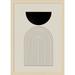 AllModern Aceton Bab No 1 By The MIUUS STUDIO Framed Art Print Paper, Solid Wood in Black/Brown/Gray | 21 H x 15 W x 1 D in | Wayfair