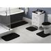 Wade Logan® Mccluney Traditional Nylon 5 Piece Bath Rug Set w/ Non-Slip Backing Nylon in Black | Wayfair C29750F6B6FB44F59032494AC2ECC5DE