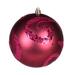 The Holiday Aisle® Matte Sequin Swirl Ball Ornament Plastic in Red | 4 H x 4 W x 4 D in | Wayfair 1D0BFE435DB94A869DB540C45C1A9A69