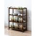 Rebrilliant 12 Pair Shoe Rack Bamboo in Brown | 26.37 H x 23.62 W x 9.84 D in | Wayfair C2033657BDED43BDB874A97D00AA2199