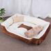 Tucker Murphy Pet™ Four Seasons Universal Dog House Autumn/Winter Dog Mat Pet Bed in White/Brown | Wayfair 3B3C3E528CA7401FBE9109B2C58B43D0