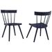 Sutter Wood Dining Side Chair by Modway Wood in Black | 32.5 H x 21.5 W x 21 D in | Wayfair EEI-6082-MID