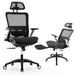 Inbox Zero Jeel Ergonomic Mesh Task Chair Upholstered/Mesh/Metal in Black | 49.2 H x 24.8 W x 26 D in | Wayfair BFB51F9A47EB420296DC46AB0E9C99BA