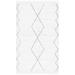White 60 x 36 x 0.2 in Indoor Area Rug - Union Rustic Anahy Geometric Handmade Handwoven Cotton Area Rug in Ivory/Gray Cotton | Wayfair