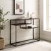 17 Stories 42" Console Table Wood in Black | 30.75 H x 42 W x 13 D in | Wayfair FFA3FB815AE84102B0CCD0C0A33626EF