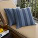 Humble + Haute Preview Capri Outdoor/Indoor Knife Edge Pillow Set of Two 22 in x 22 in x 6 in