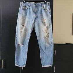 Levi's Jeans | Levi's 90's Vintage Ripped Jeans. Around Size 13. | Color: Blue | Size: 13j