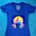 Disney Tops | Little Mermaid Disney Ariel Glitter Shirt Size Xs | Color: Blue | Size: Xs