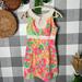 Lilly Pulitzer Dresses | Lilly Pulitzer Dress | Color: Green/Pink | Size: 0