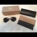 Burberry Accessories | Burberry Aviator Sunglasses In Silver | Color: Black/Silver | Size: Os