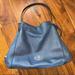 Coach Bags | Guc Coach, Authentic Phoebe Madison Blue Pebbled Leather Hobo Bag | Color: Blue/Gold | Size: Os