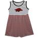 Girls Infant White Arkansas Razorbacks Tank Top Dress