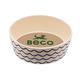 Beco Hundenapf – Futter- und Wassernapf, Bambus, Ozeanwellen, (groß, 18,5 cm Durchmesser)