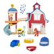 Dino Ranch DNR0031, Large 12-Inch Playset with Lights & Sound, Features Silo with Slide, Bridge, Extendable Room, 2 Dinos-Toys for Kids-Your Favorite Pre-Westoric Ranchers, Clubhouse