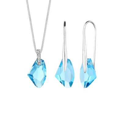 Elli - Galactic Kristalle 925 Sterling Silber Schmuck-Set Damen