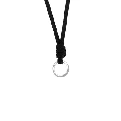 Elli Charmträger 925 Sterling Silber Textilband Ketten Damen Image