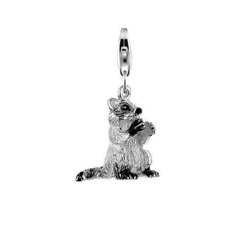 Nenalina - Nenalina Charm Bär Anhänger Emaille 925 Silber Charms & Kettenanhänger 1 ct Damen