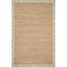 White 90 x 60 x 0.25 in Area Rug - Rifle Paper Co. x Loloi Costa COS-02 Mughal Rose Natural Cream Rug Cotton/Jute & Sisal | Wayfair