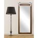 Rayne Mirrors Rayne Vanity/Accent Mirror & Steel Barn Door Track in White | 70.5 H x 31.5 W x 0.75 D in | Wayfair V052-CVXT-SLV-35V