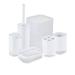 Latitude Run® 6 Piece Bathroom Accessory Set Plastic in White | Wayfair 76740FF4A57345BDA6AB98476E673CFC