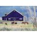 Gracie Oaks Old Navy Barn w/ Horses Canvas, Wood | 8 H x 12 W x 1.25 D in | Wayfair E2BCCCA8B015420F8903C0B4BD7E3EC9