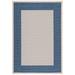 Blue/Navy 27 x 0.2 in Area Rug - Sand & Stable™ Tirrelle Beige/Navy Indoor/Outdoor Area Rug | 27 W x 0.2 D in | Wayfair