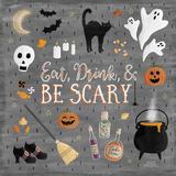 The Holiday Aisle® Haunted Halloween I Canvas | 20 H x 20 W x 1.25 D in | Wayfair 515B0A67703F41849BF71E1FACDA962F