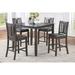 Red Barrel Studio® 6-PCS COUNTER HEIGHT DINING SET Wood in Brown | 36 H x 42 W x 42 D in | Wayfair 2241BCD1A5E24368B325F4BC86CD32B5