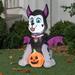 The Holiday Aisle® Halloween Marshall from Paw Patrol Inflatable Polyester in Black | 38.58 H x 27.56 W x 29.53 D in | Wayfair