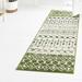 Green 84 x 24 x 0.5 in Area Rug - The Twillery Co.® Somerville Rug Polypropylene | 84 H x 24 W x 0.5 D in | Wayfair