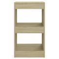 Latitude Run® Book Cabinet Room Divider Display Book Rack Bookshelf Engineered Wood in Brown | 28 H x 16 W x 12 D in | Wayfair