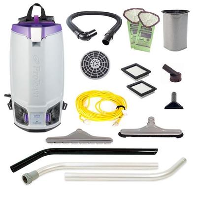 ProTeam GoFit 10, 10 quart Backpack Vacuum #107695 with Remediation Tool Kit #107466