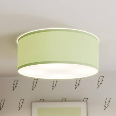Deckenlampe Rondo Kids TK Lighting, dimmbar, grün, für Kinderzimmer, Textil / Stoff / Seide, Modern, Deckenlampe Image