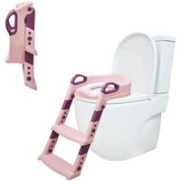 Vinteky - Toilettentrainer Toilettenaufsatz wc Sitz Toilettensitz mit Treppe Kindertoilette faltbar