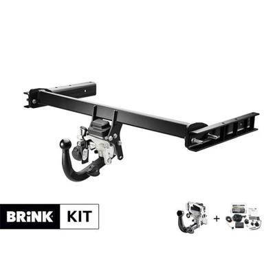 BRINK Anhängevorrichtung KIT (Inklusiv E-satz) Rückseite 12V für BMW Set586234 Image