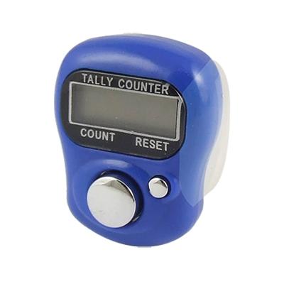 Blue Case LCD Display Resettable Finger Counter