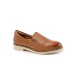 Wide Width Women's Whistle Flat by SoftWalk in Light Brown (Size 10 W)