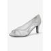 Women's Picaboo Pump by Easy Street in Silver Glitter (Size 10 M)