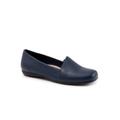 Wide Width Women's Sage Loafer by Trotters in Navy (Size 8 W)