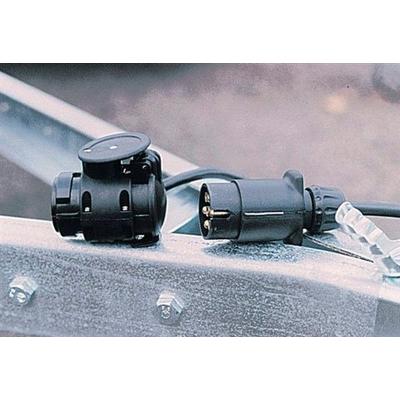 Anhänger-Adapter STEMA "13/7", schwarz, B:5,7cm H:12,4cm, Kunststoff, Adapter