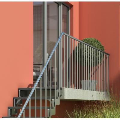 Dolle Brüstungsgeländer Gardentop silberfarben Treppen Bauen Renovieren