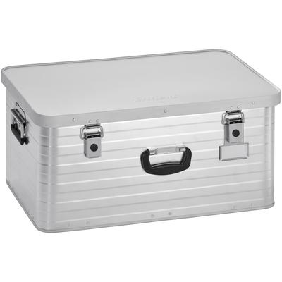 Aufbewahrungsbox ENDERS "Toronto XL", silber (silberfarben), B:69cm H:32cm T:45,5cm, Aluminium, Aufbewahrungsboxen, Aluminium, BxTxH: 69x45,5x32 cm, 80 Liter