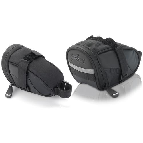 Satteltasche XLC Taschen Gr. B/H/T: 15 cm x 7,5 cm x 9 cm, grau (anthrazit, schwarz) Satteltaschen