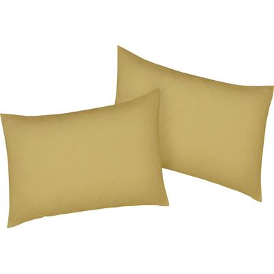 Kissenbezug BELLANA "Mako-Jersey-Exclusiv", beige (weizen), B:60cm L:40cm, Baumwolle, Obermaterial: 100% Baumwolle, Kissenbezüge, aus reiner Baumwolle Image
