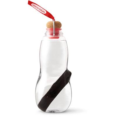 Trinkflasche BLACK+BLUM "Eau Good" Trinkflaschen Gr. 800 ml, rot Lauf-Ausrüstung Trinkflaschen mit Aktivkohlefilter, Inhalt 800 ml