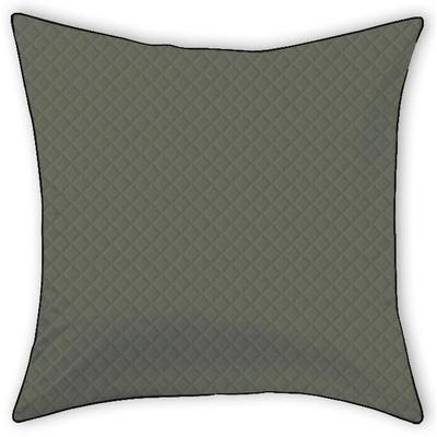 Kissenbezug CURT BAUER "Arezzo", grün (olive), B:40cm L:40cm, Mako-Brokat-Damast, Obermaterial: 100% Baumwolle, Kissenbezüge, Rautenstrukturbindung Image