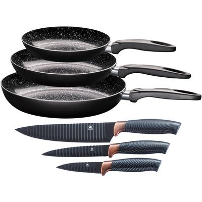 Pfannen-Set KING "Küchenstart", schwarz, Ø:28cm, Pfannen, Induktion, Keramikbeschichtung Image
