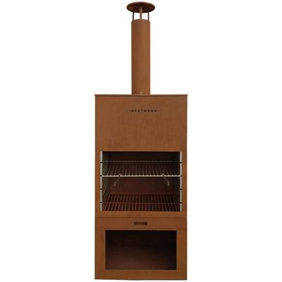 Grillkamin WESTMANN "LG610", braun, B:41cm T:70cm, Grills, BxTxH: 41x70x229 cm